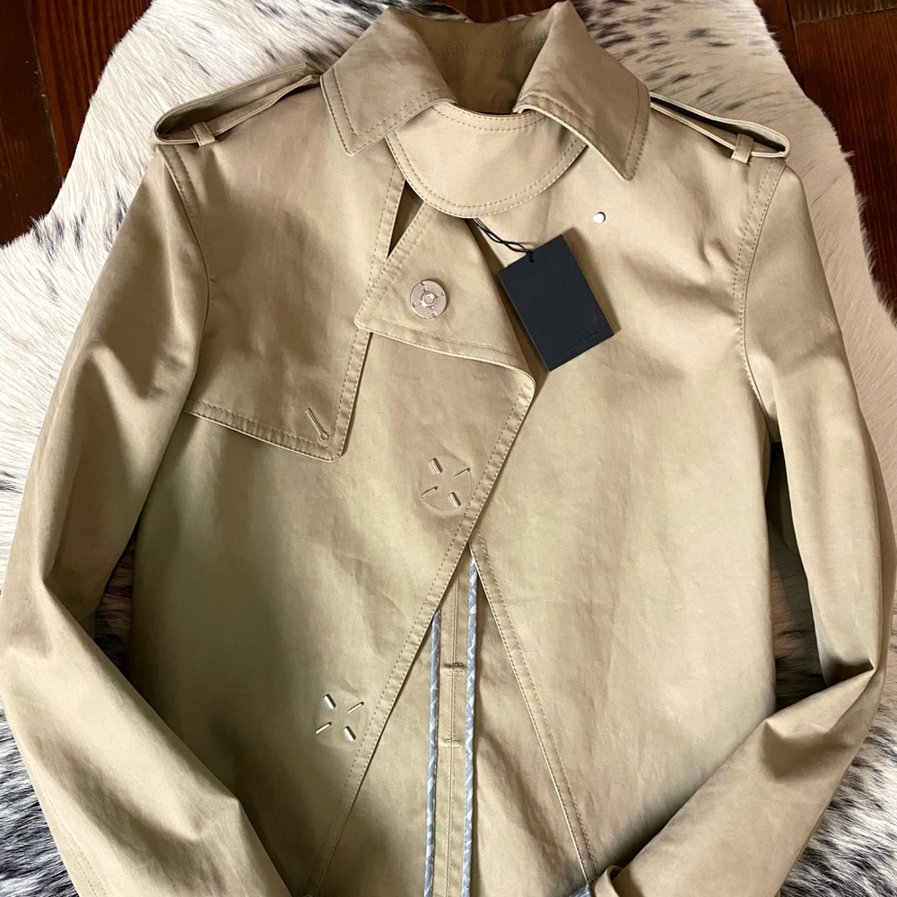 Alexander Wang Beige and Gray Trench Coat - Picture 7 of 16